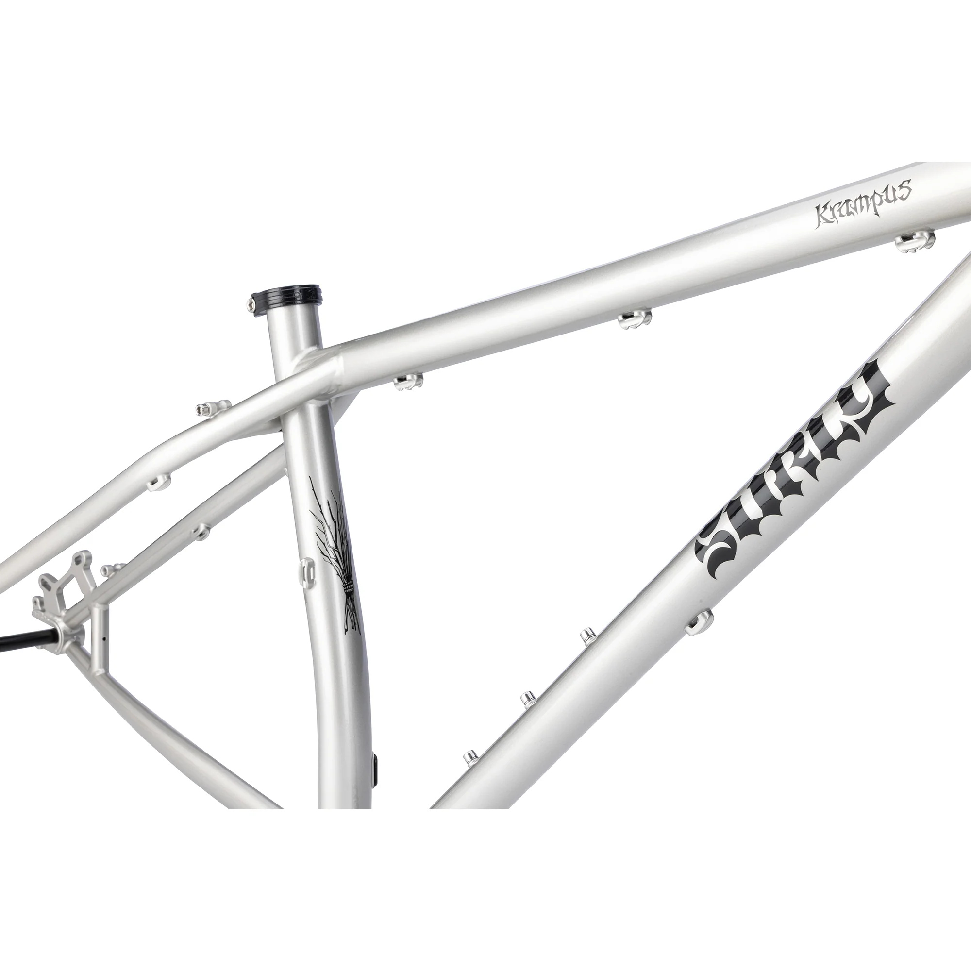 Krampus Frameset - Salmon Skin Silver - Image 3